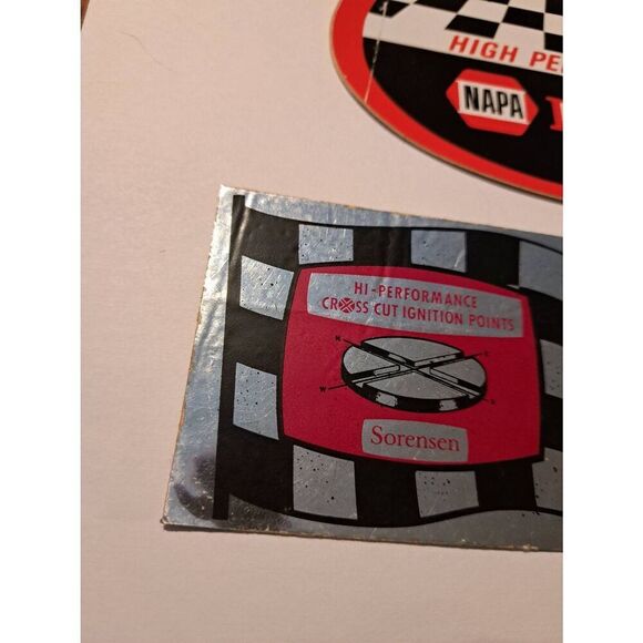 Vintage Original Lot 3 Decal Stickers Napa Dittmer Sorensen Galveston Next - Picture 6 of 9